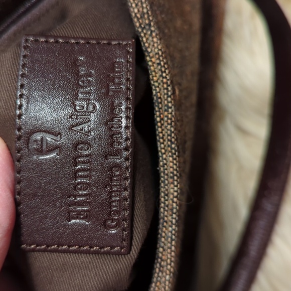 Vintage Brown Etienne Aigner purse bag - Picture 7 of 7